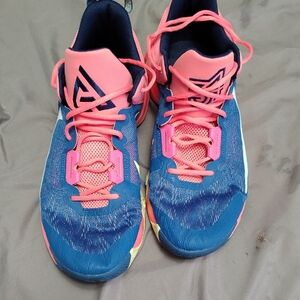 Nike Blue and Pink Men's Shoes